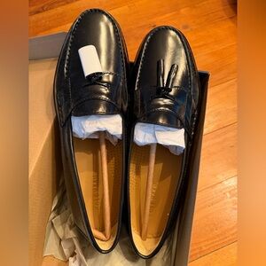 BRAND NEW IN BOX! Cole Haan Pinch Tassel Leather Slip-On Loafers